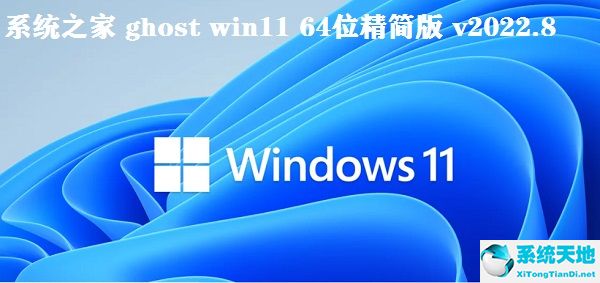 系統(tǒng)之家 ghost win11 64位精簡(jiǎn)版 v2022.8